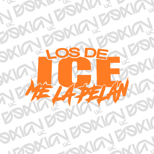 Los de ICE me la pelan - Car Sticker