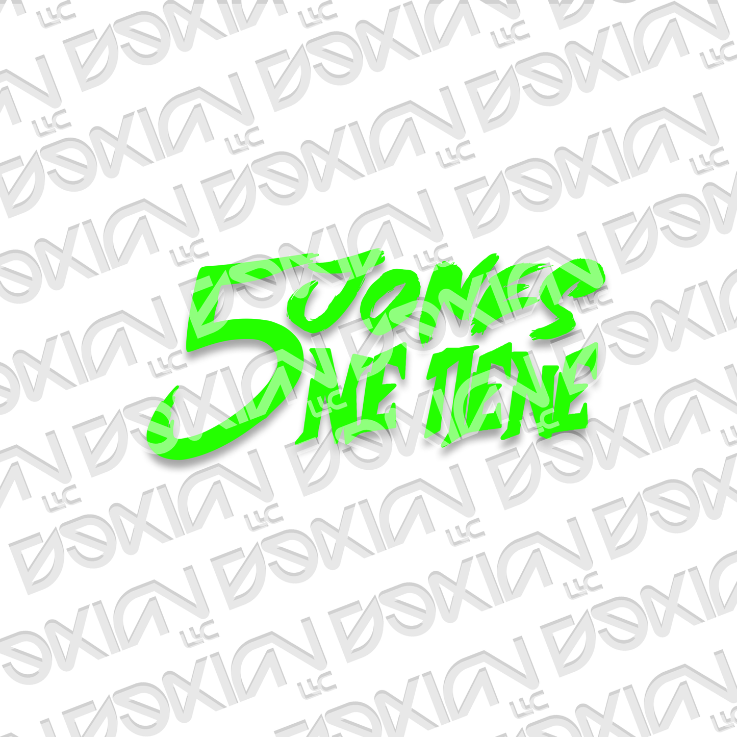 5 Jones me tiene - Vinyl Sticker (Waterproof)