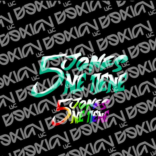 5 Jones me tiene - Vinyl Sticker (Waterproof)