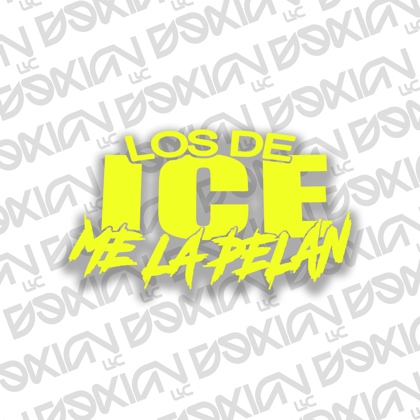 Los de ICE me la pelan - Car Sticker
