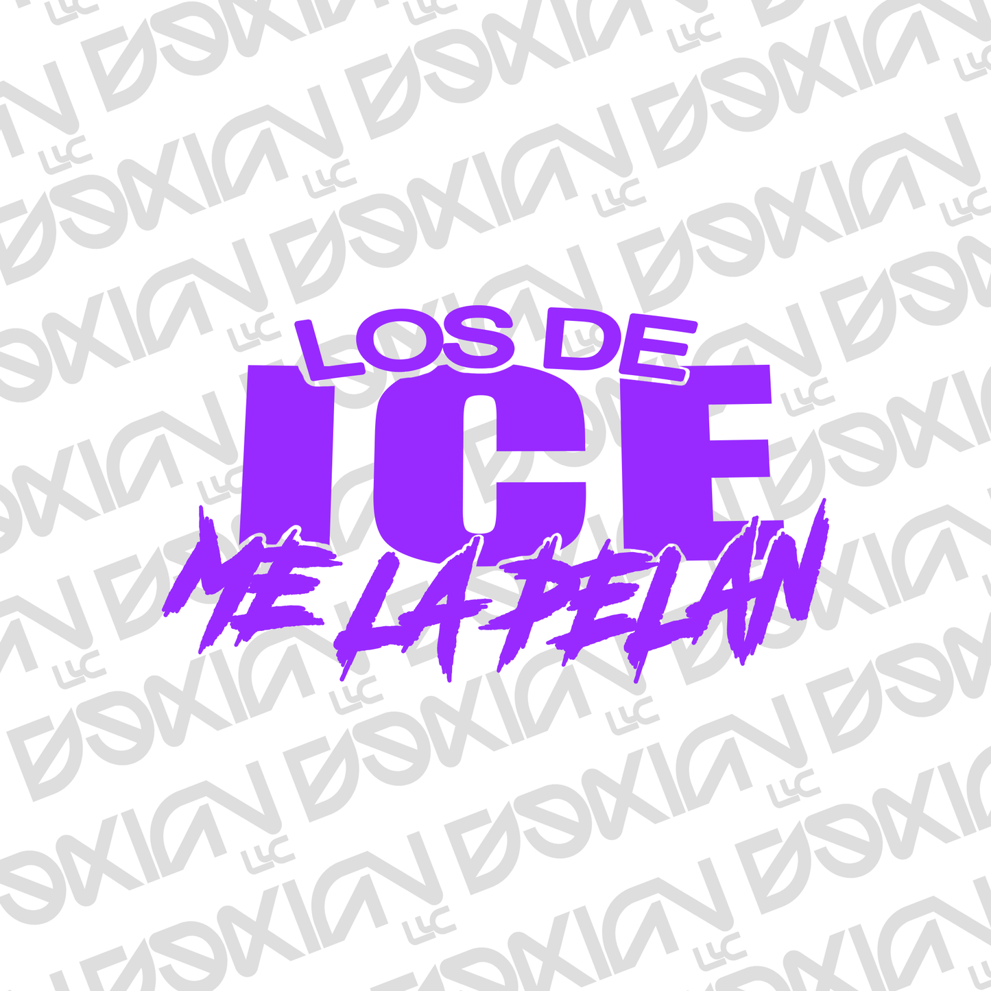 Los de ICE me la pelan - Car Sticker