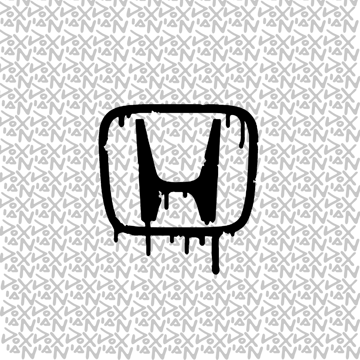 Honda Dripping Logo - Car Sticker (Waterproof)
