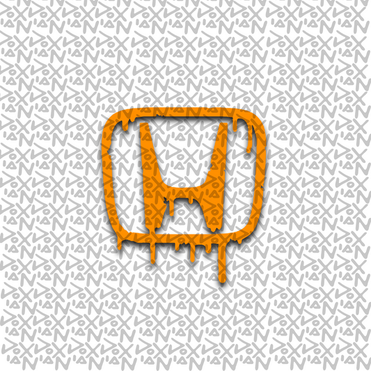 Honda Dripping Logo - Car Sticker (Waterproof)
