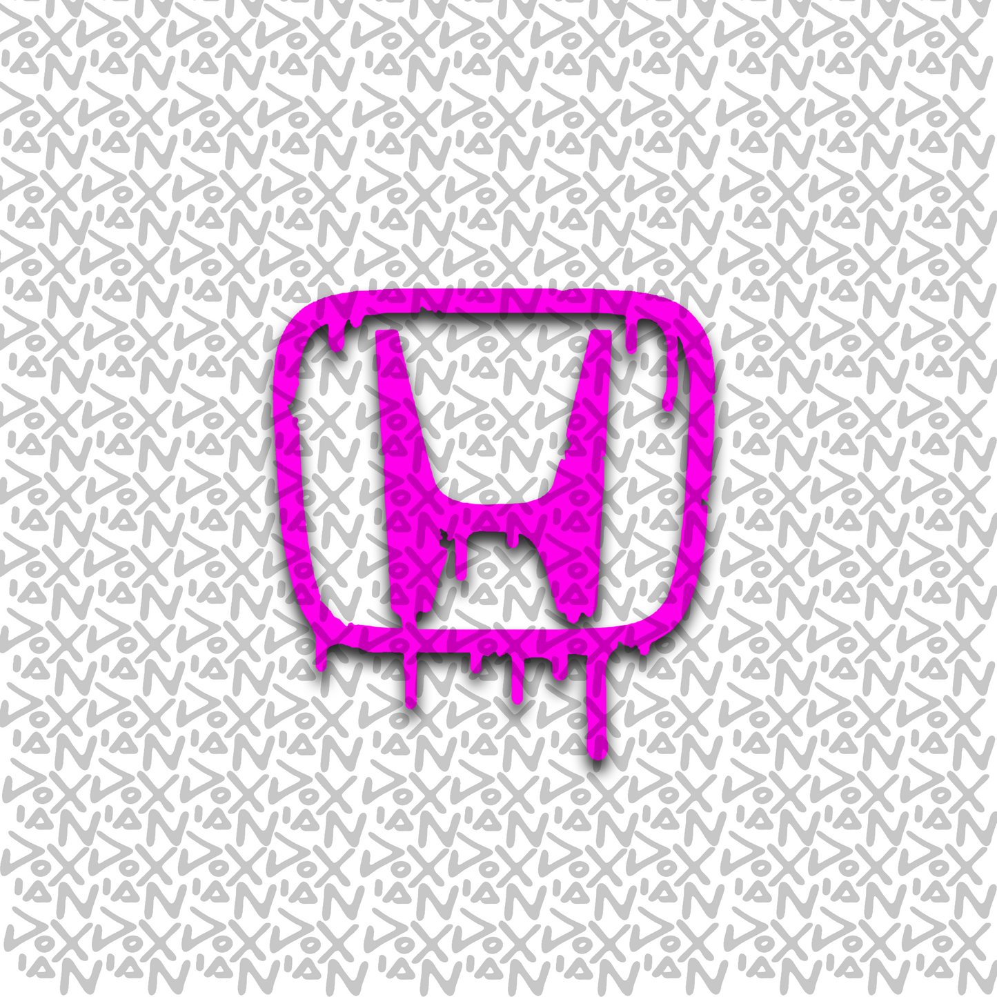 Honda Dripping Logo - Car Sticker (Waterproof)