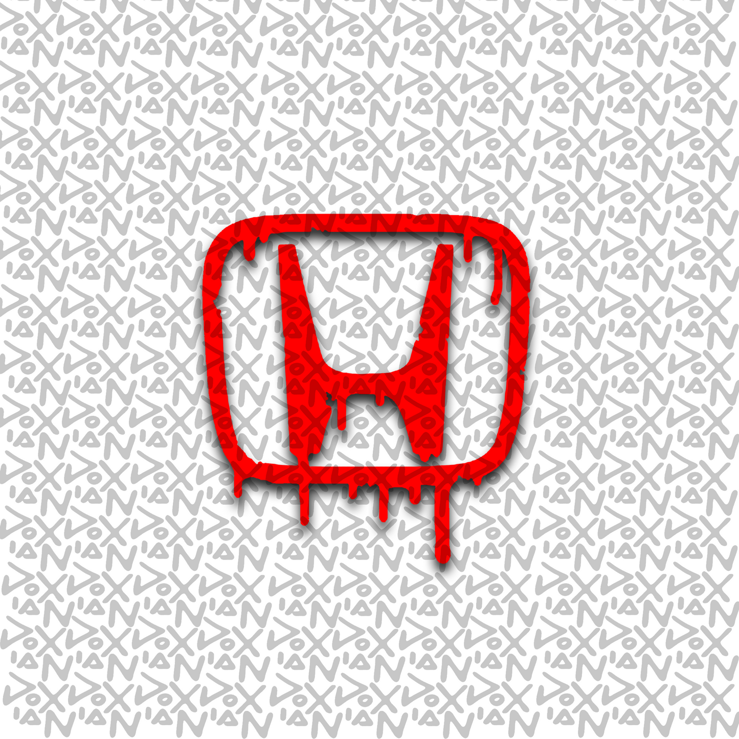 Honda Dripping Logo - Car Sticker (Waterproof)