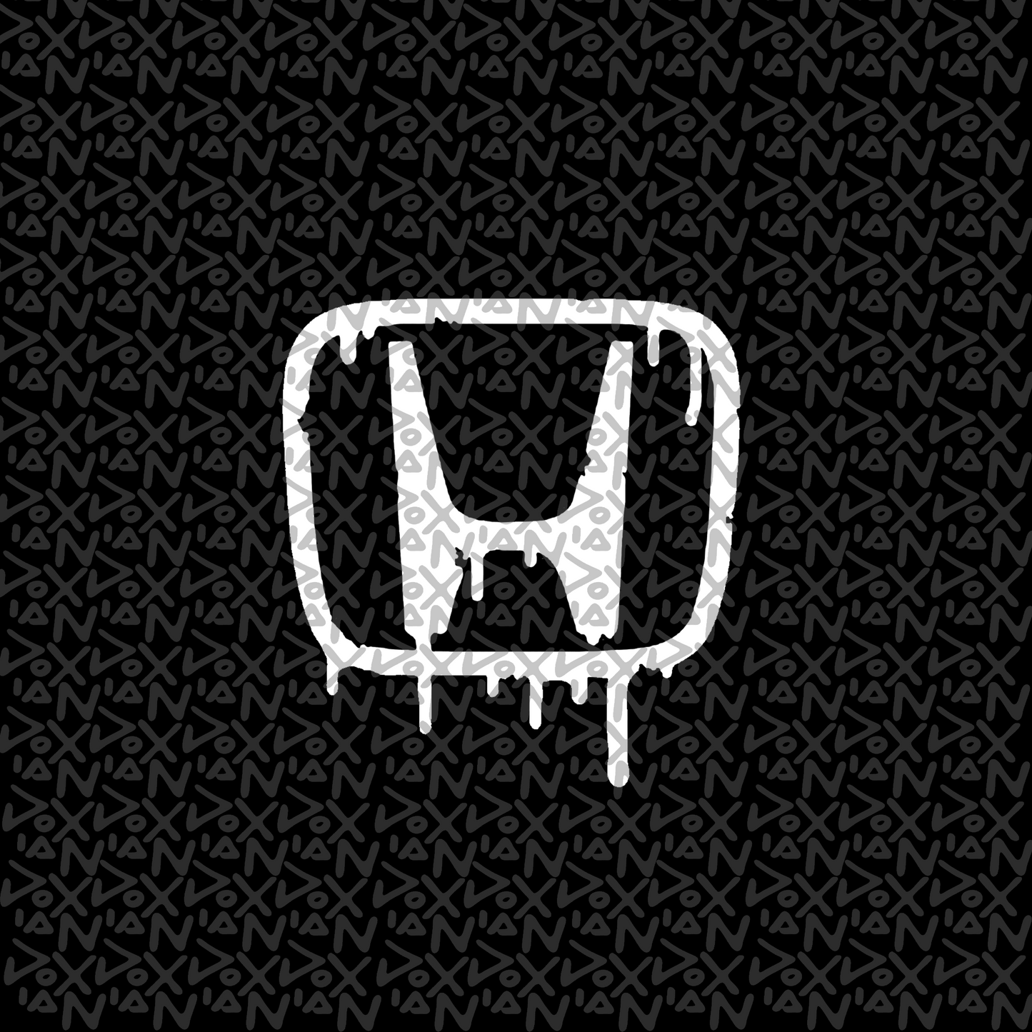Honda Dripping Logo - Car Sticker (Waterproof)