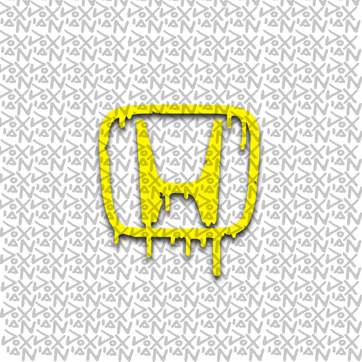 Honda Dripping Logo - Car Sticker (Waterproof)