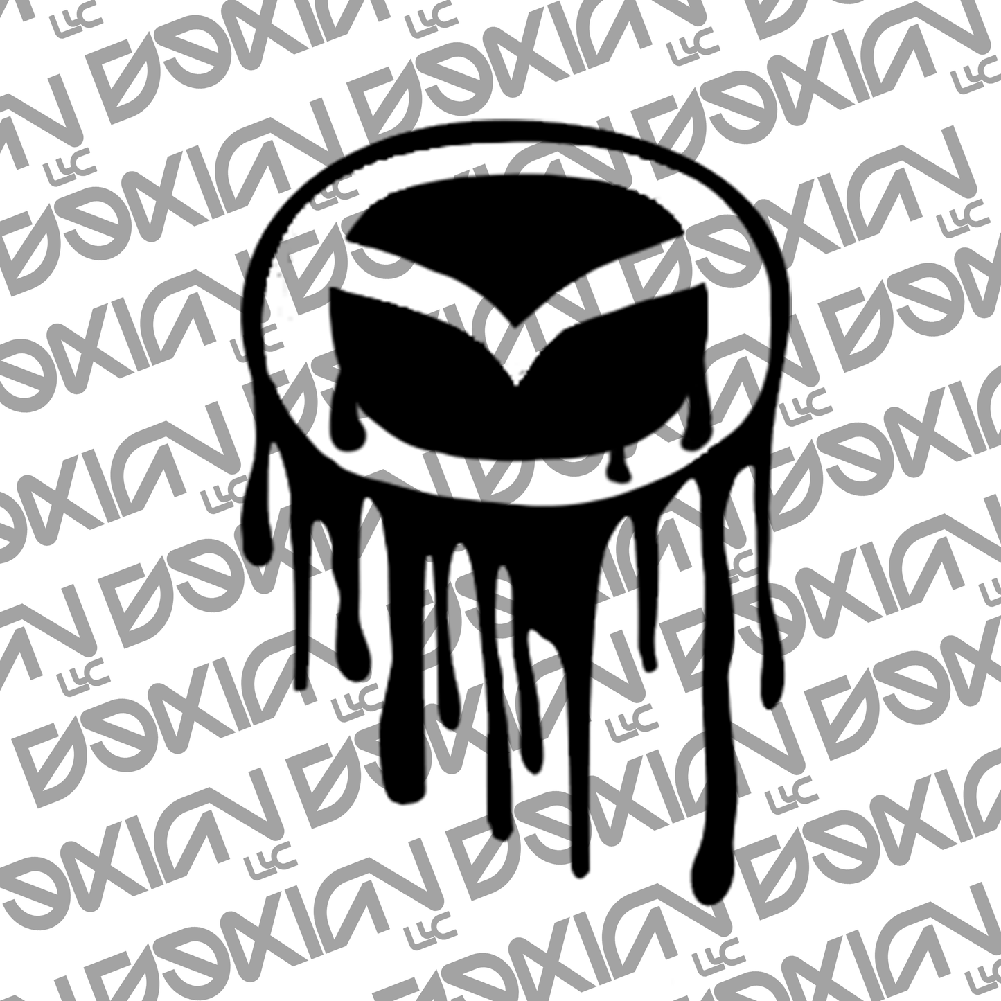 Mazda Dripping Logo - Car Sticker (Waterproof)