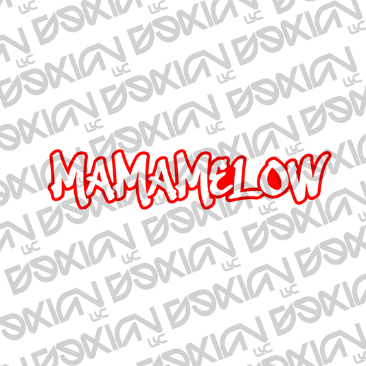 MAMAMELOW - CAR STICKER (WATERPROOF)