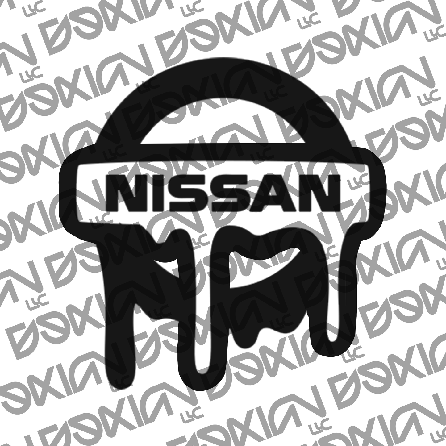 Nissan Dripping Logo - Car Sticker (Waterproof)