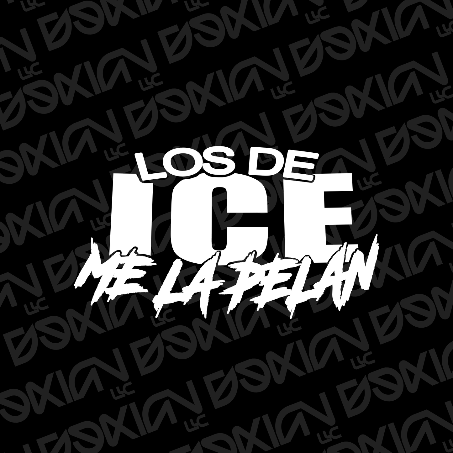 Los de ICE me la pelan - Car Sticker