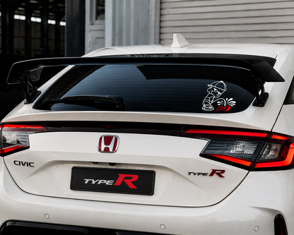 "Meando a la competencia" Honda VS Hyundai - Vinyl Waterproof Decal