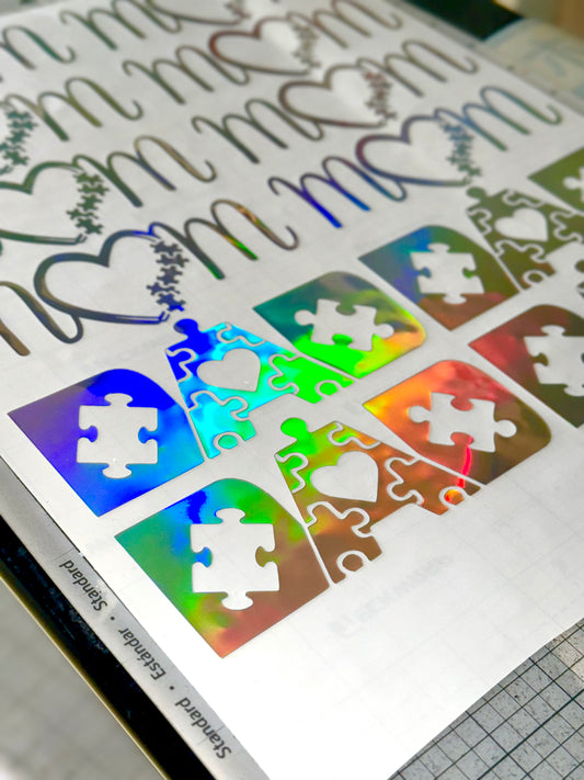 Autism (Family) - Car Stickers / Bottle & Cup Stickers
