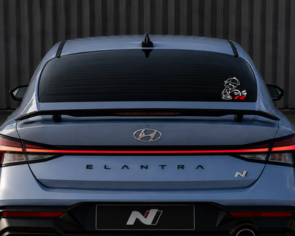 "Meando a la competencia" Honda VS Hyundai - Vinyl Waterproof Decal
