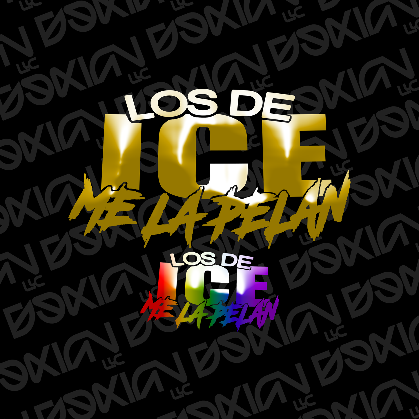 Los de ICE me la pelan - Car Sticker
