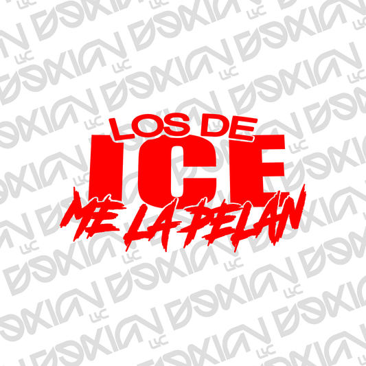 Los de ICE me la pelan - Car Sticker