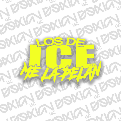 Los de ICE me la pelan - Car Sticker