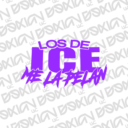 Los de ICE me la pelan - Car Sticker
