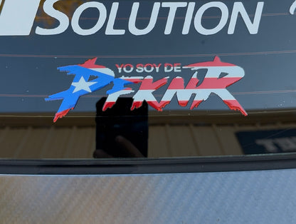 YO SOY DE PFKNR - CAR STICKER (WATERPROOF)