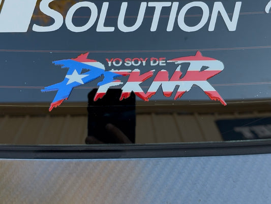 YO SOY DE PFKNR - CAR STICKER (WATERPROOF)