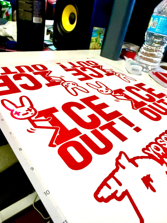 Ice out - Vinyl Sticker