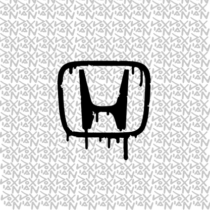 Honda Dripping Logo - Car Sticker (Waterproof)