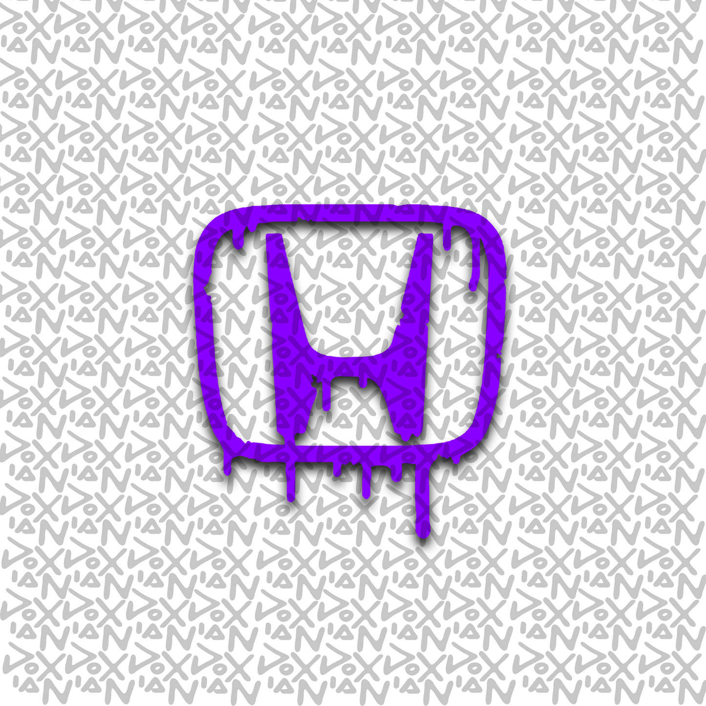 Honda Dripping Logo - Car Sticker (Waterproof)