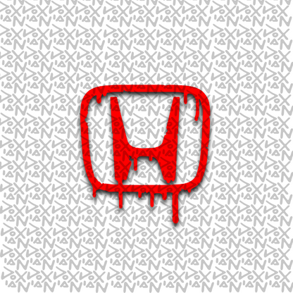 Honda Dripping Logo - Car Sticker (Waterproof)