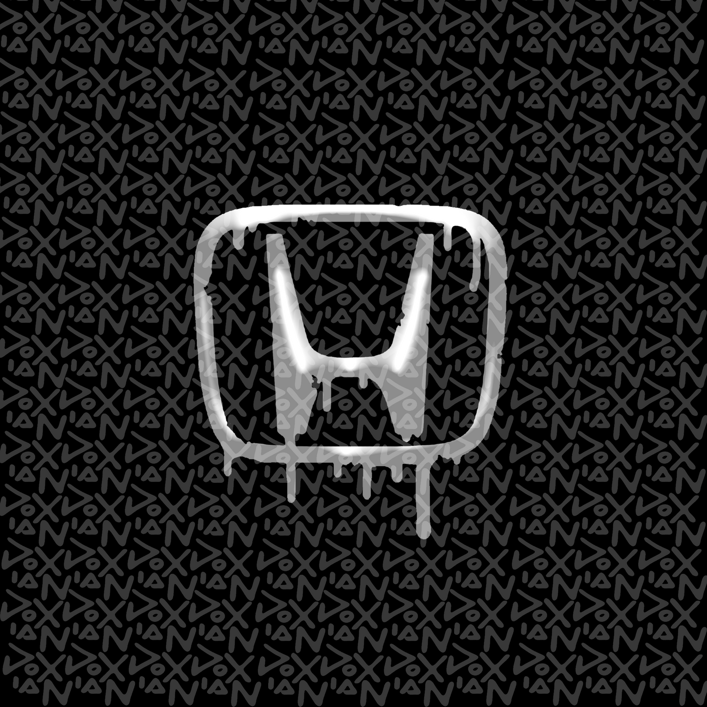 Honda Dripping Logo - Car Sticker (Waterproof)
