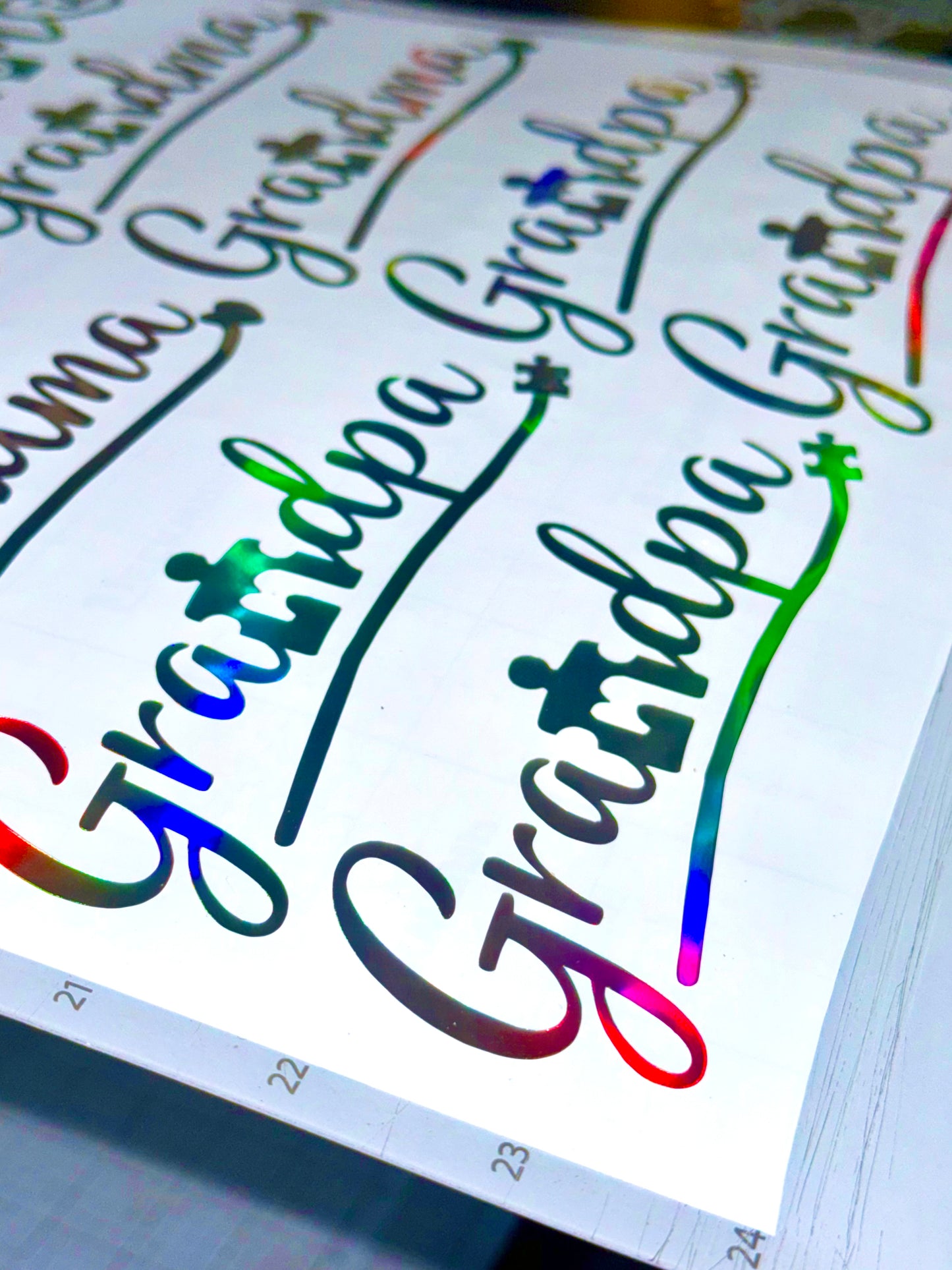 Autism (Family) - Car Stickers / Bottle & Cup Stickers