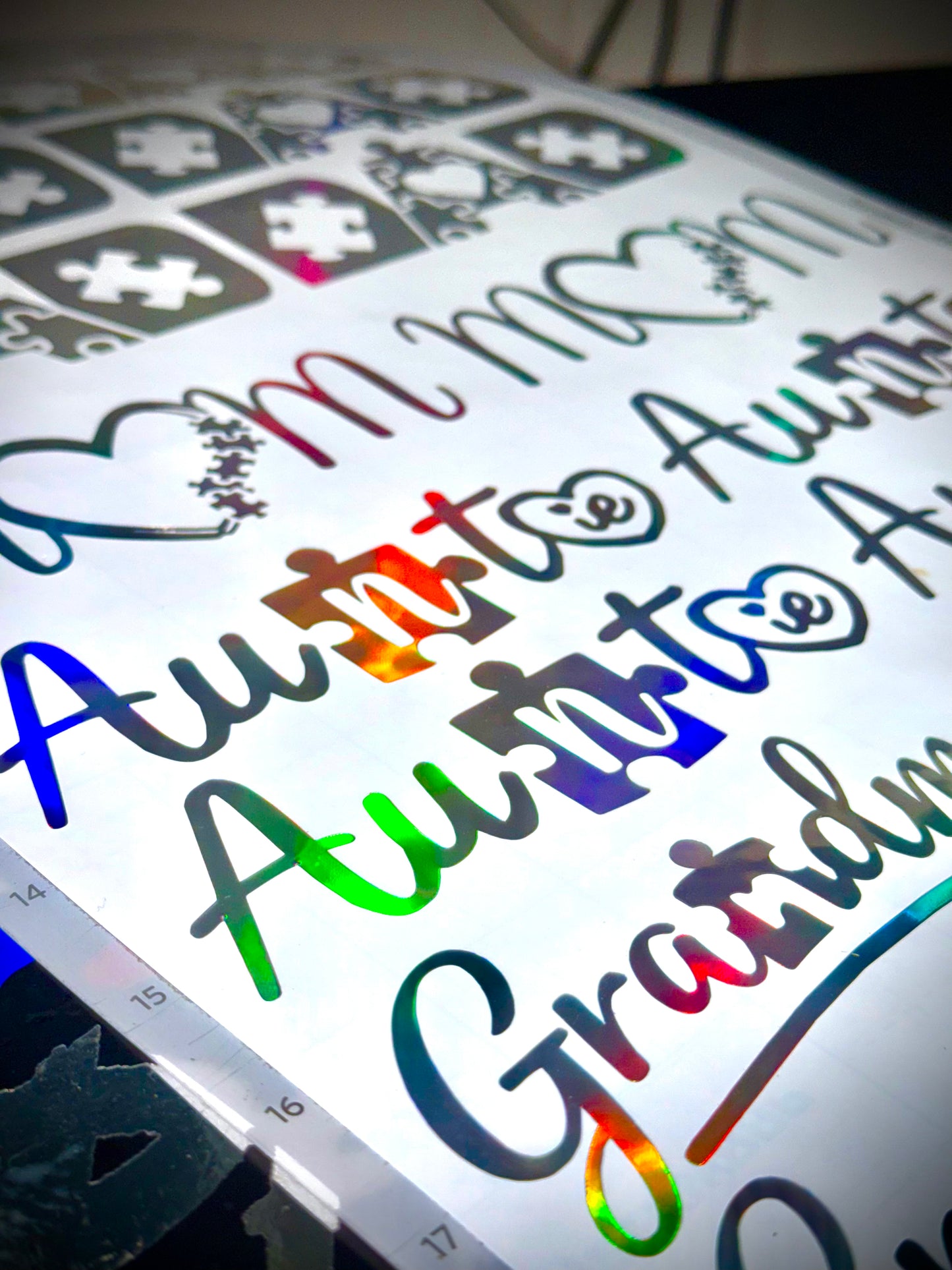 Autism (Family) - Car Stickers / Bottle & Cup Stickers