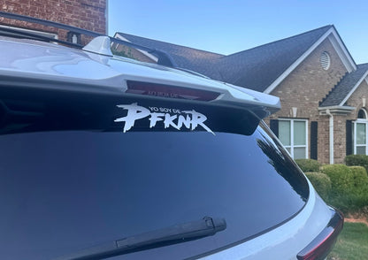 YO SOY DE PFKNR - CAR STICKER (WATERPROOF)