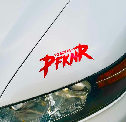 YO SOY DE PFKNR - CAR STICKER (WATERPROOF)