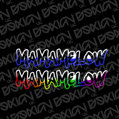 MAMAMELOW - CAR STICKER (WATERPROOF)
