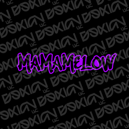 MAMAMELOW - CAR STICKER (WATERPROOF)