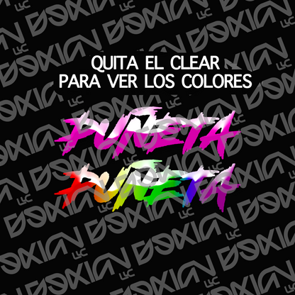 Puñeta - Vinyl Sticker (Waterproof)