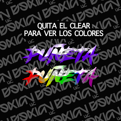 Puñeta - Vinyl Sticker (Waterproof)