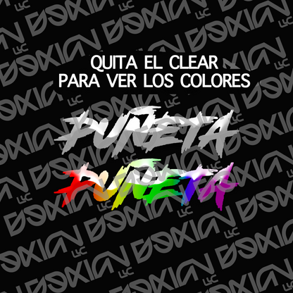 Puñeta - Vinyl Sticker (Waterproof)