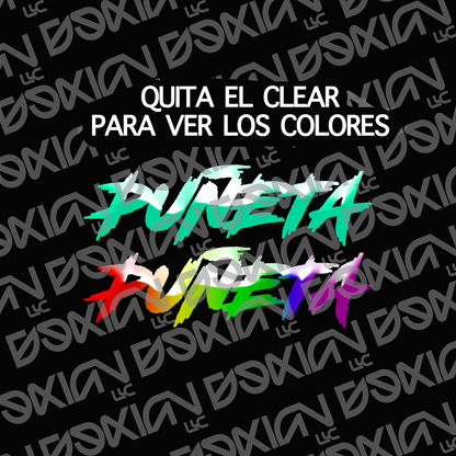 Puñeta - Vinyl Sticker (Waterproof)