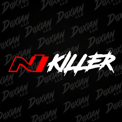 R Killer & N Killer - Vinyl Waterproof Decal